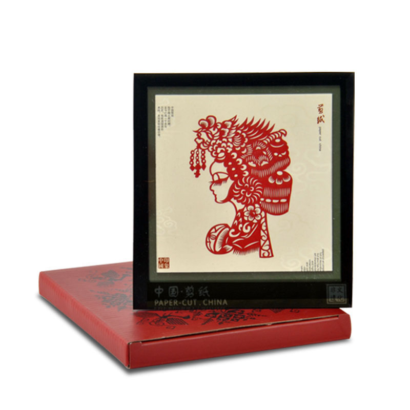 中国民间特色传统手工剪纸相框摆件 外事礼品