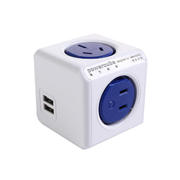 【Allocacoc】魔方插座蓝色USB款 创意插座