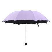 【遇水开花】创意荷叶边遇水开花防紫外线遮阳伞 创意实用礼品