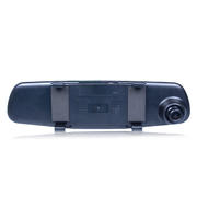 后视镜行车记录仪 2.8寸单前录480P 高清双镜头 停车监控